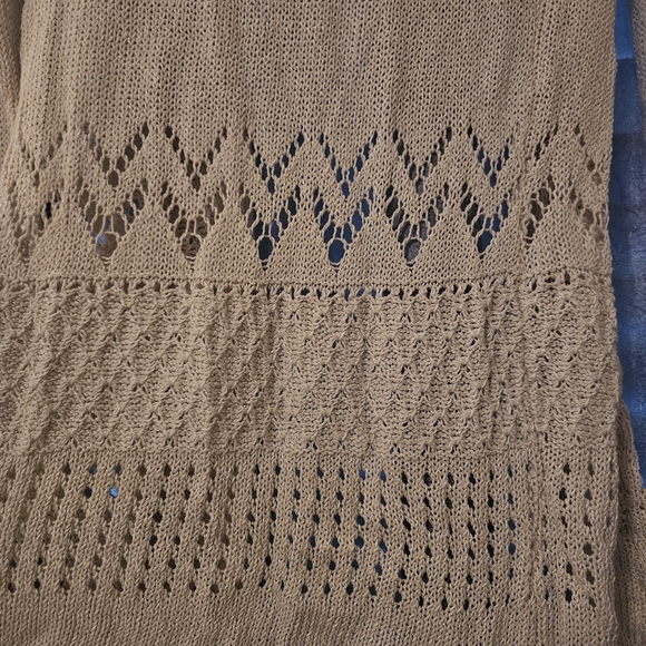 Knitted ivory colour cardigan - Picture 4 of 7